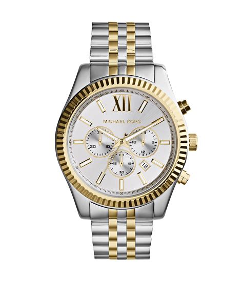 michael kors lexington two tone watch for men|Michael Kors mk 8281.